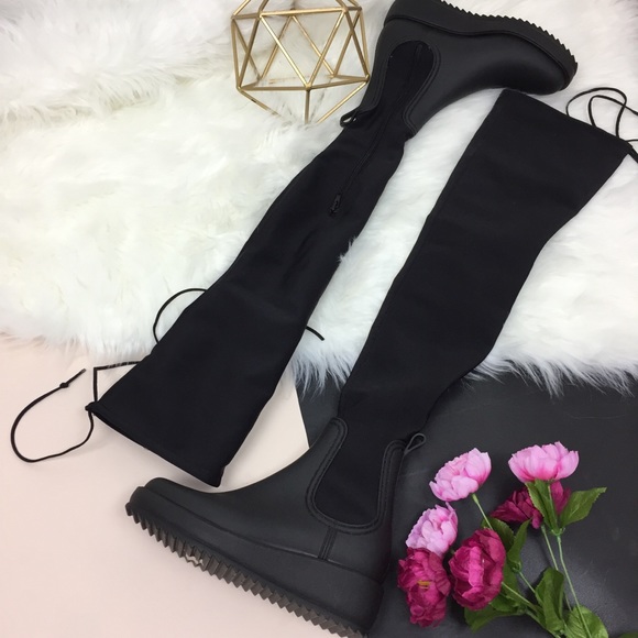 jeffrey campbell over the knee rain boots